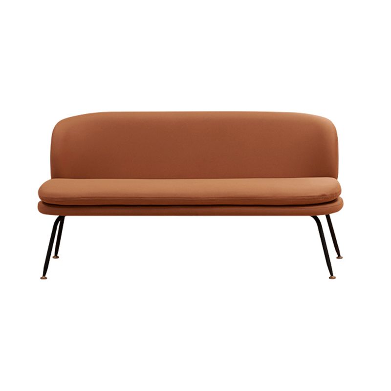 Faux Leather Stain Resistant Contemporary Tight Back Standard Settee Couch