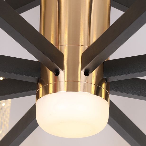 Postmodern Simplicity Cylinder Ceiling Chandelier Acrylic Hanging Light for Living Room