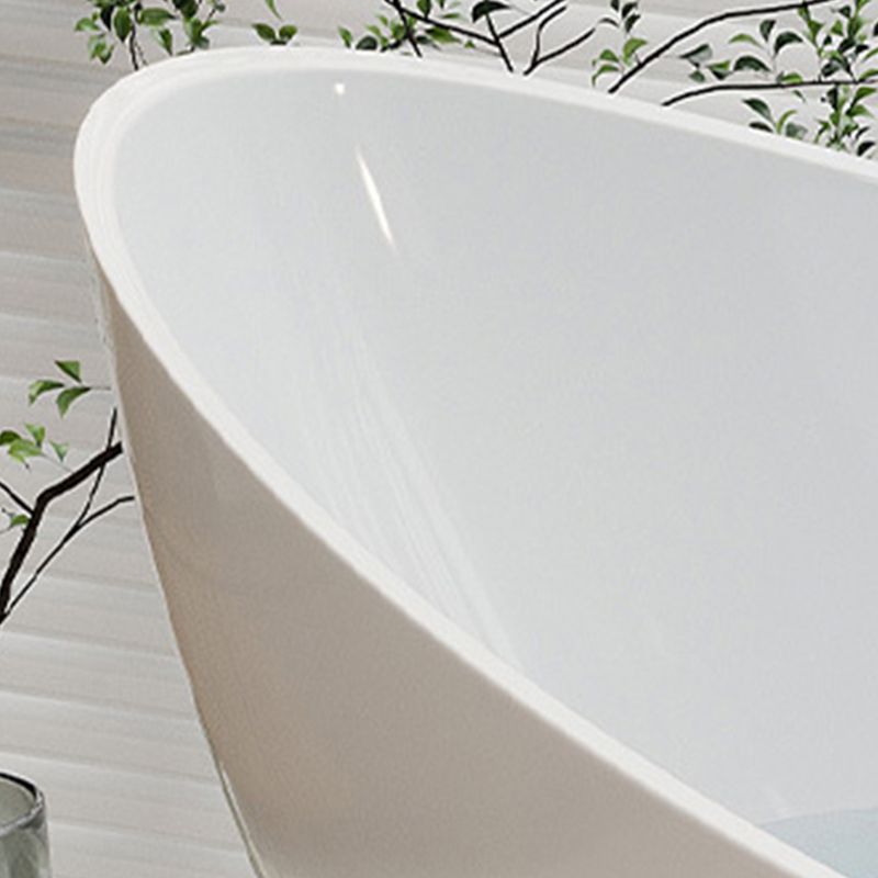 Acrylic Soaking Bathtub Antique Finish Single Slipper Bath Tub