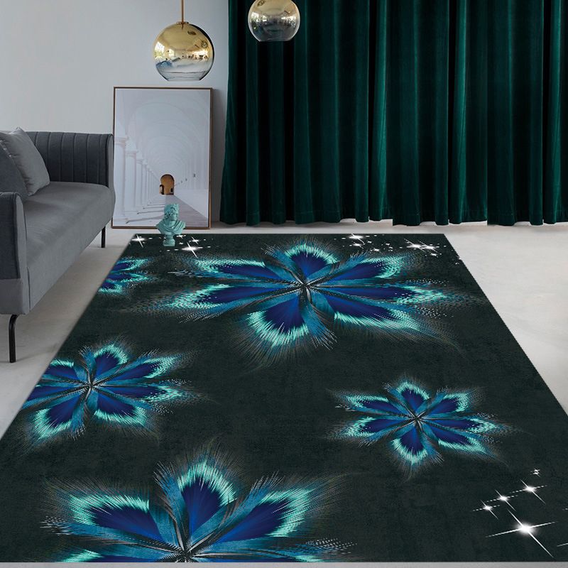 Wunderschöner Teppich Polyester Grafik Teppich Färbung widerstandsfähiger Teppich für Wohnkultur