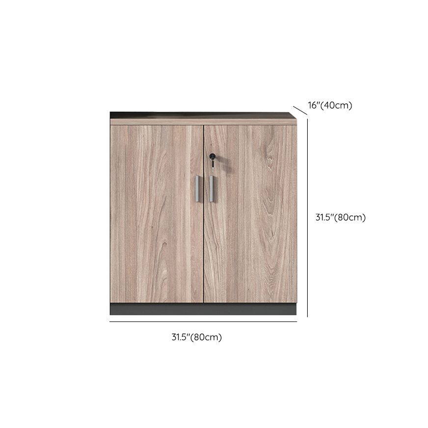 Modern Wooden Filing Cabinet Lock Storage for Home and Office