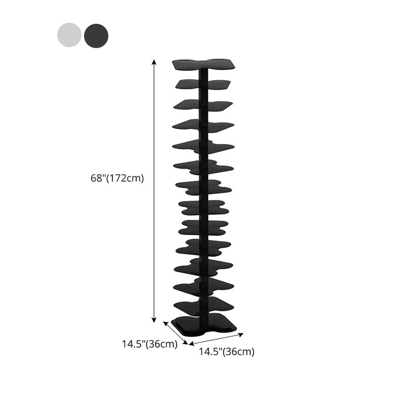 Libreria etagere verticale contemporanea in metallo ripristino aperto per ufficio