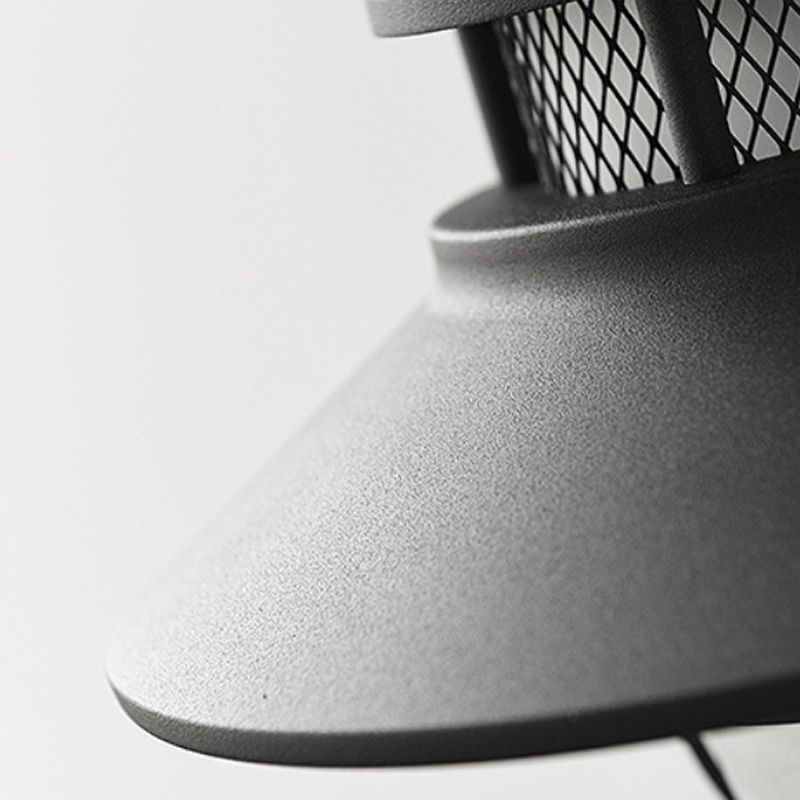 Black Metal Wall Light Industrial Flush Mount Lighting for Home Foyer