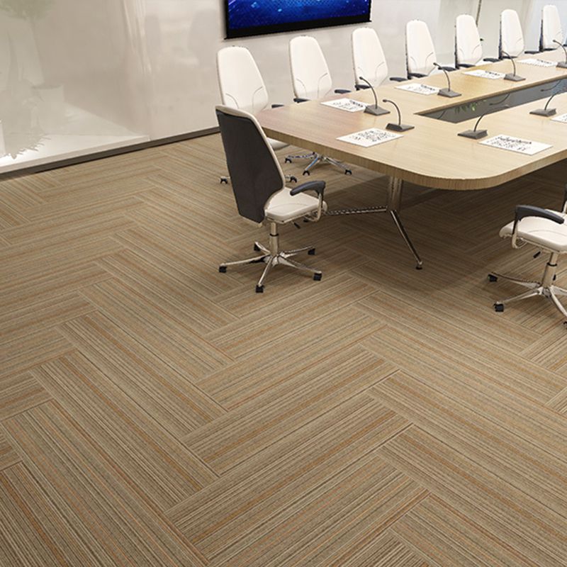 Carpet Tile Non-Skid Fade Resistant Gradient Loose Lay Carpet Tiles Living Room