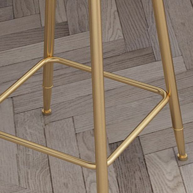 1/2/3 Pieces Glam Iron Bar Table Set White Faux Marble Top Bistro Set with Shelf