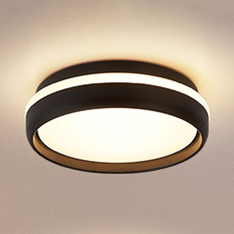 Metal Ceiling Mount Light Fixture Circle Modern Ceiling Light Fixture