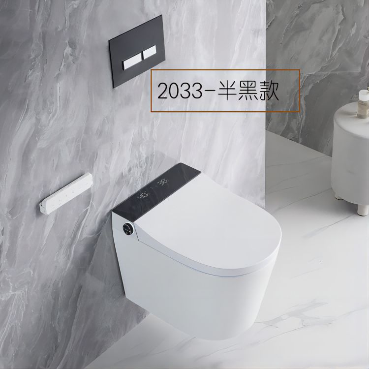 Contemporary Wall Mount Toilet Bowl Concealed Tank Urine Toilet for Bathroom