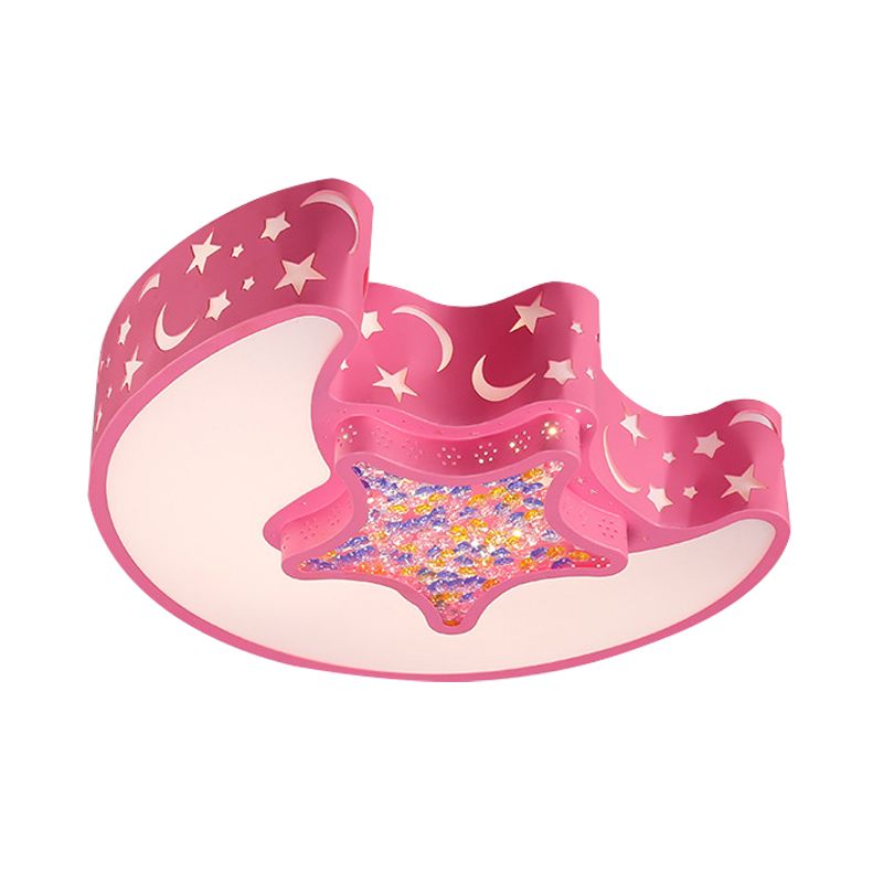 Art Deco Flush Mount Light Acrylic Ceiling Light Fixture for Kindergarten