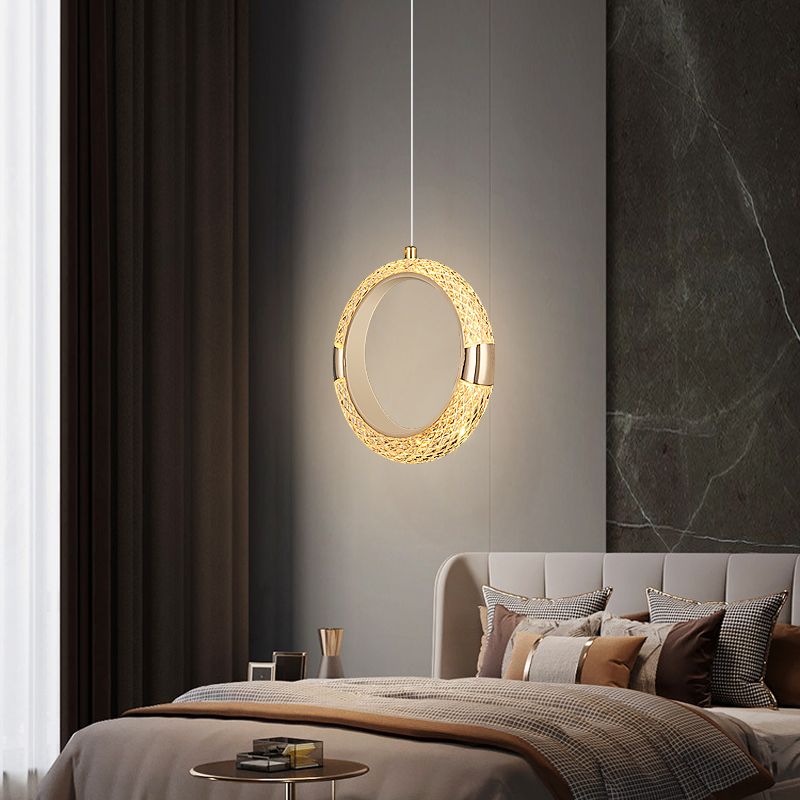 Cirkel hangende lichten moderne stijl metalen hangende verlichtingsarmaturen