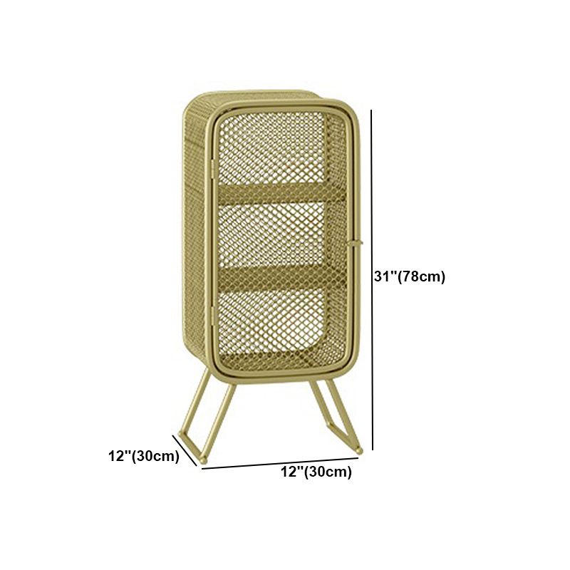 Iron Modern Standard Bookshelf Closed Back Vertical Bookcase for Home