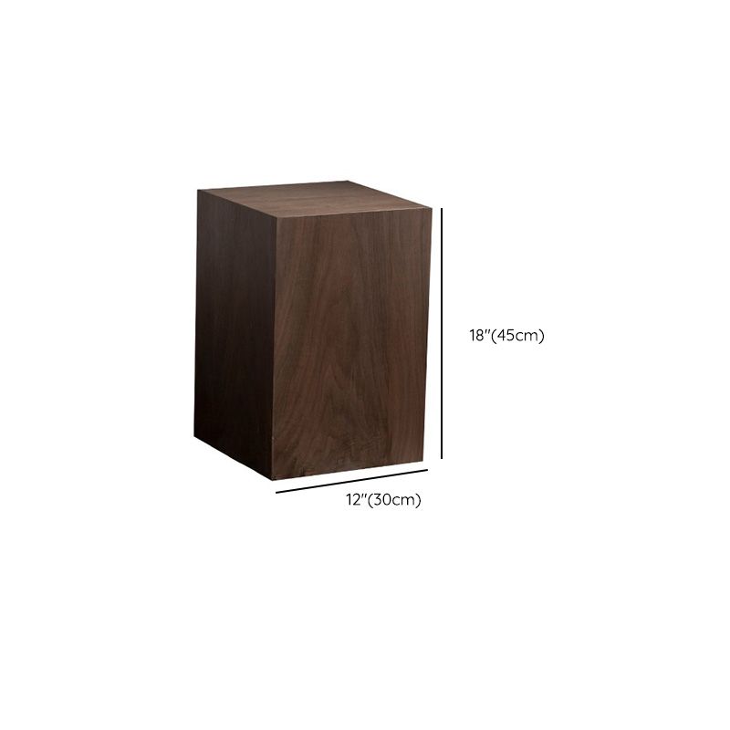 Contemporary Coffee Table Solid Wood Pedestal Coffee Cocktail Table
