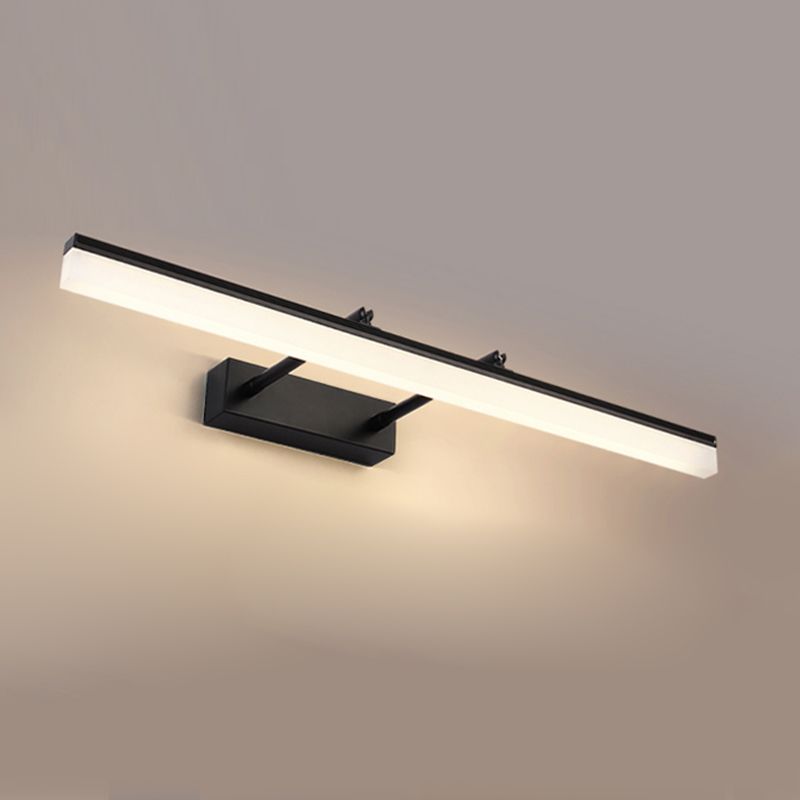 Striscia illuminazione da parete in stile moderno 1 luce di scarpa leggera per doccia