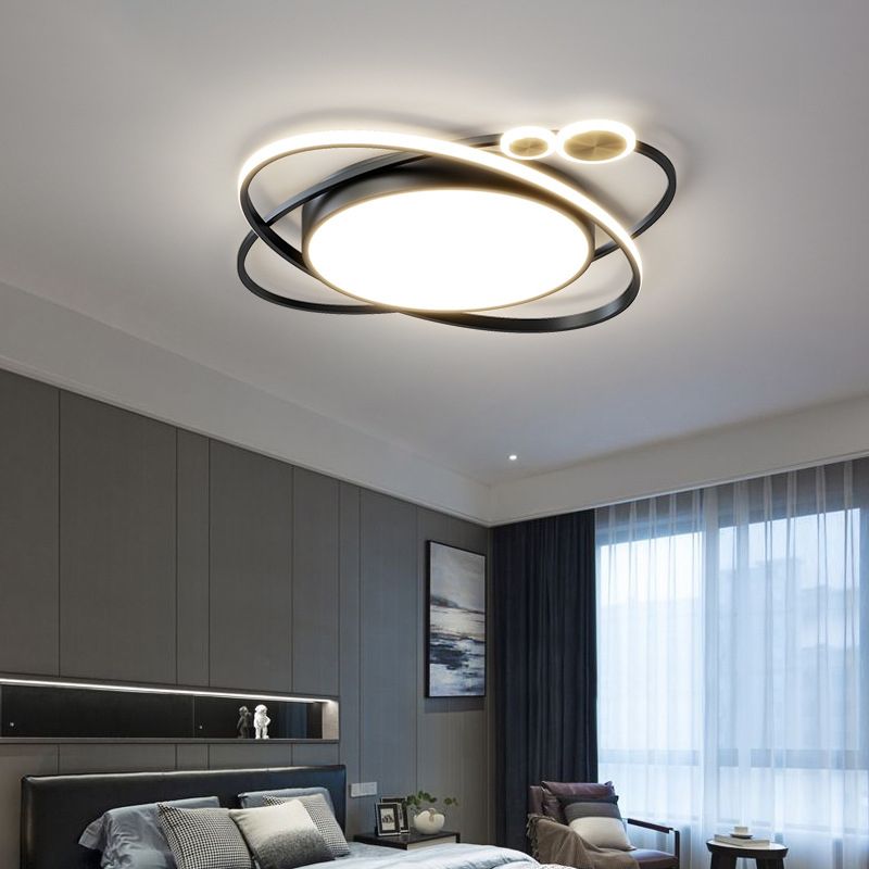 Acrylic Shade LED Flush Mounted Ceiling Lights Contemporary Lighting Fixture