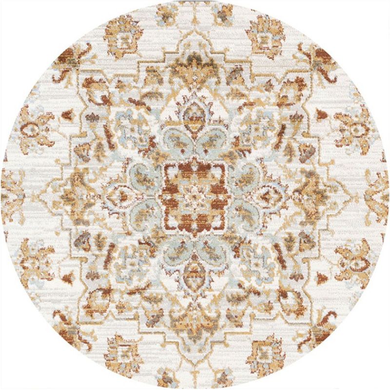 Moroccan Abstract Indoor Rug Multicolor Synthetics Carpet Non-Slip Backing Stain Resistant Pet Friendly Rug for Living Room