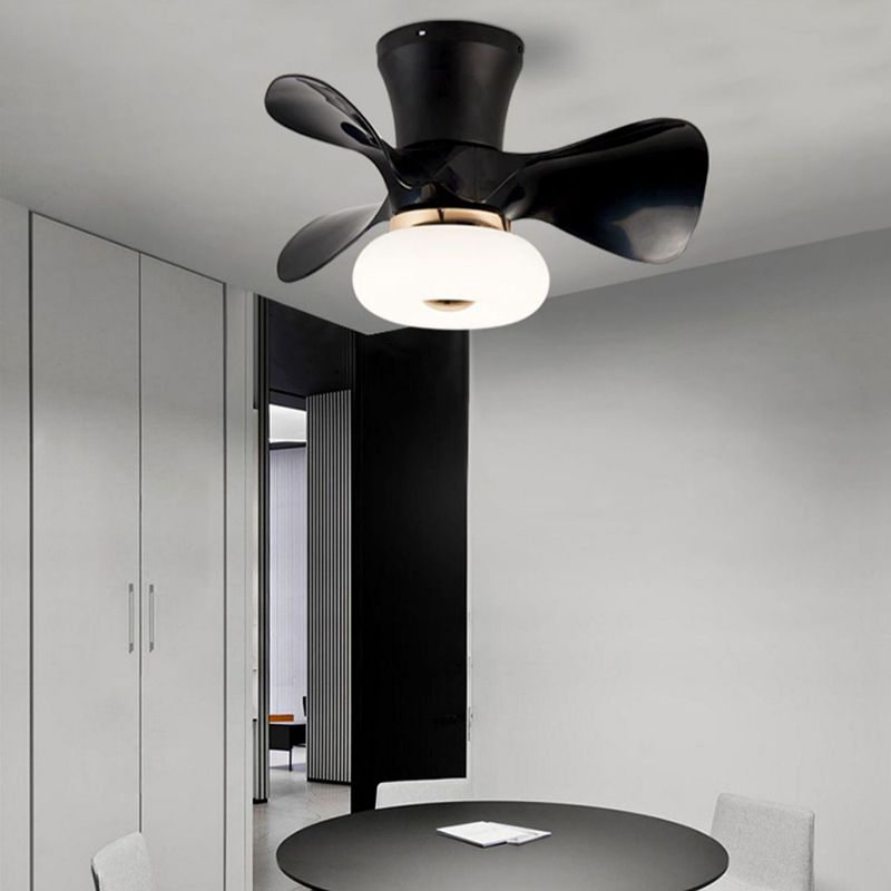 Modern Style Ceiling Fan Light 1-Light LED Ceiling Mount Light for Living Room