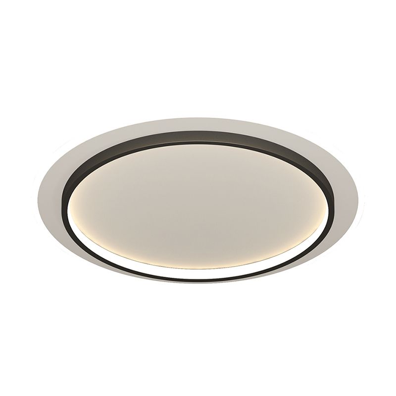 Lámpara de techo empotrada con forma geométrica de metal, estilo moderno, 2 luces, iluminación empotrada