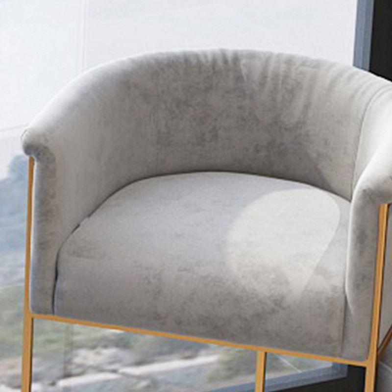 Scandinavian Bar and Counter Stool Low Back Stool with Pedestal Base in Gold