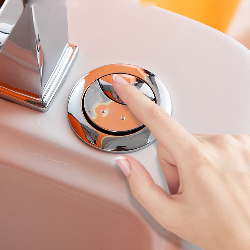 Modern Ceramic Flush Toilet Floor Mounted Toilet Bowl with Seat for Washroom