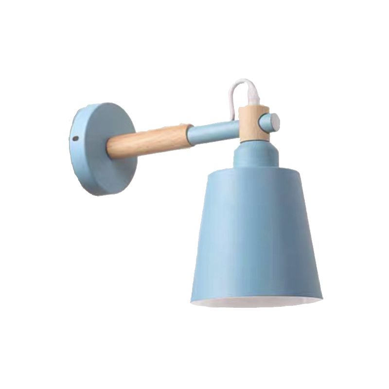 Modern Style Flared Wall Mounted Lamps Metal 1 Light Wall Lighting Ideas