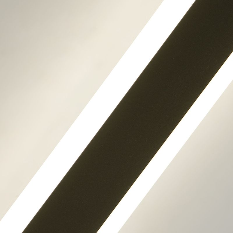 1-Light Black Minimalisme Appareils luminaires