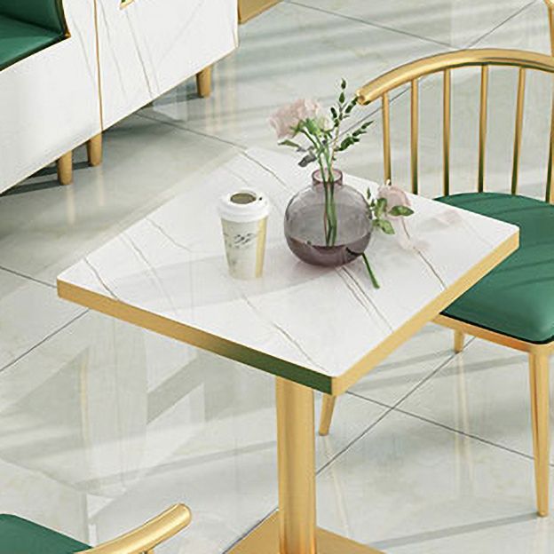 Glam Style 1/2/3/5 Pieces Dining Table Set Metal Dining Room Furniture Set