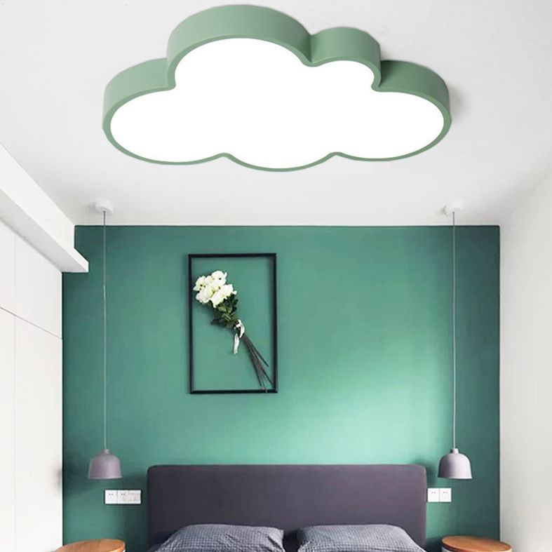 Nuage de nuages Fixtures Macaron Acrylique Fixation du plafond pour la chambre à coucher