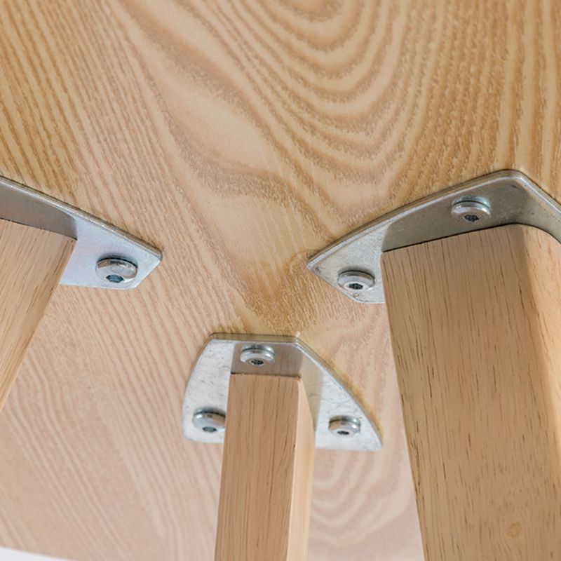 1/3 Pieces Modern Style Solid Wood Round Pub Table with High Stools