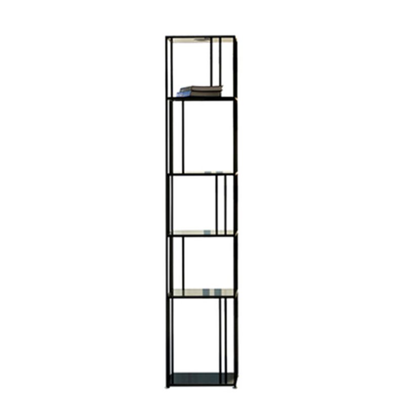 Libreria etagere aperta verticale industriale Shelf di vetro scaffale in vetro