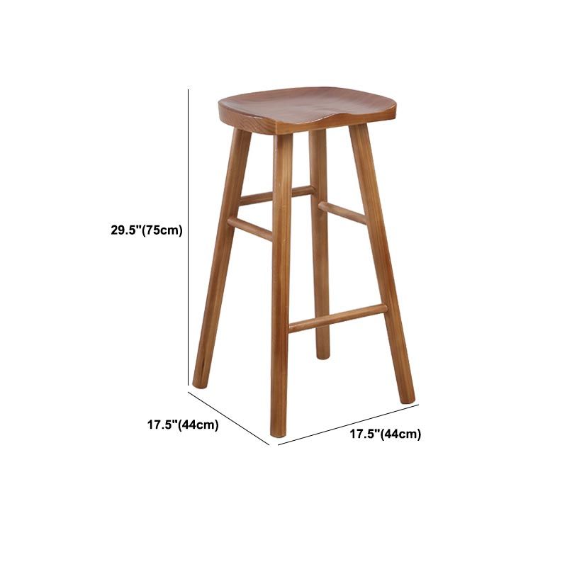 Contemporary Pub Set 1/2/3/5 Pcs Solid Wood Bar Table and Stools