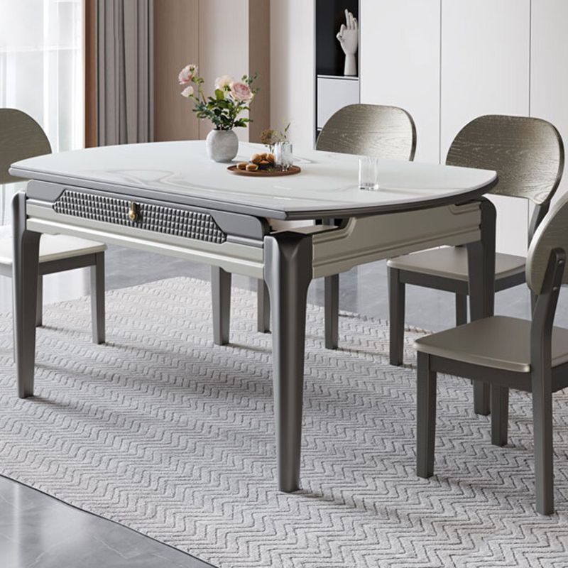 5/7/9/11 Pieces Modern Round Sintered Stone Dining Set for Home