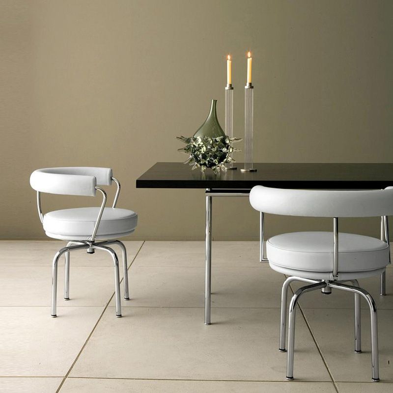Modern Arm Dining Chair Upholstered Open Back Dining Chair for Dining Room