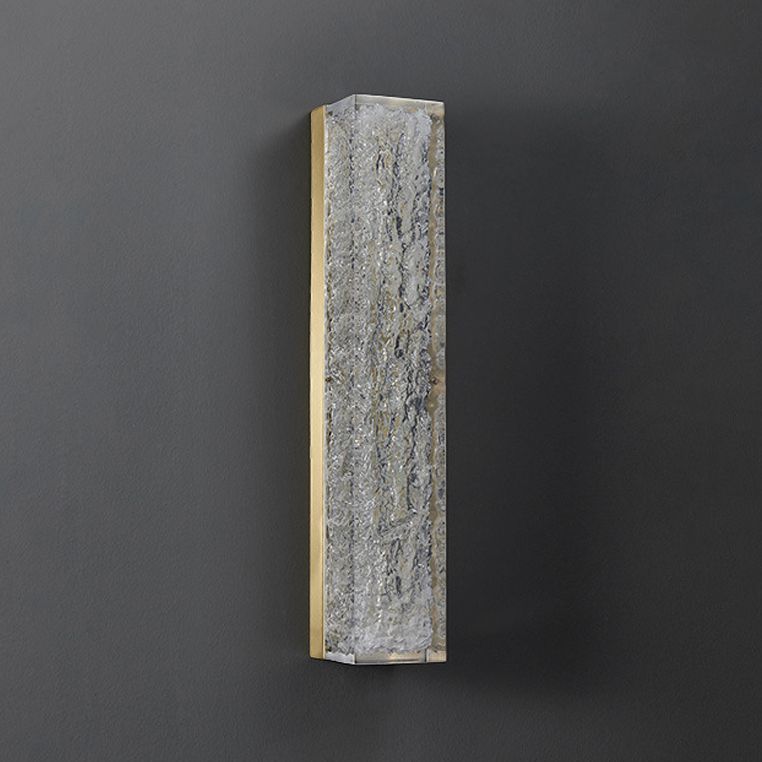 Modern Style Geometry Shape Wall Sconce Metal 1 Light Sconce Lighting for Living Room