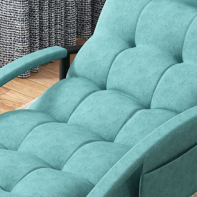 Simple Style Lazy Sofa Chair Balcony Iron Base Rocking Chair