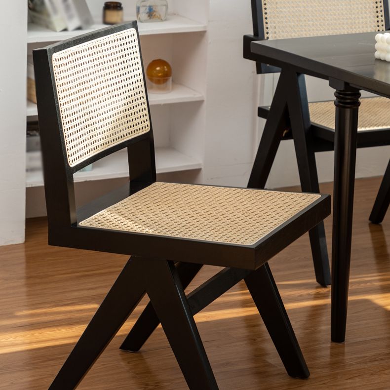 Chaise de salle à manger de style contemporain Solide Solid Wabel