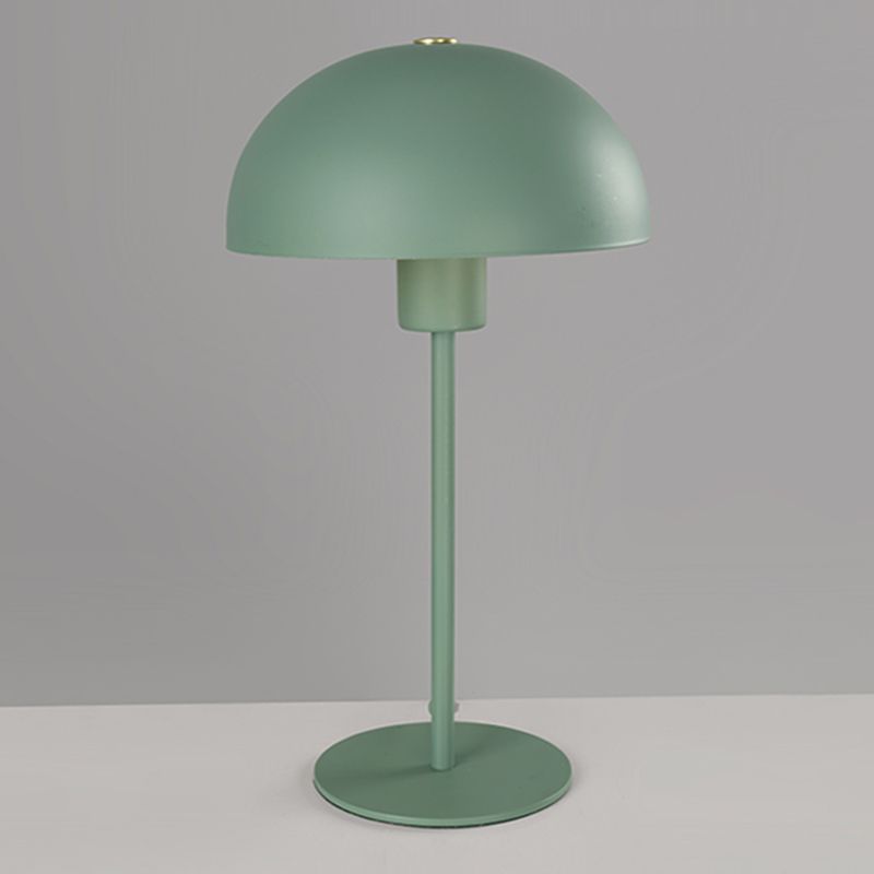 Dôme 1 lampe de table légère lampes de table de nuit en métal contemporain pour chambre à coucher