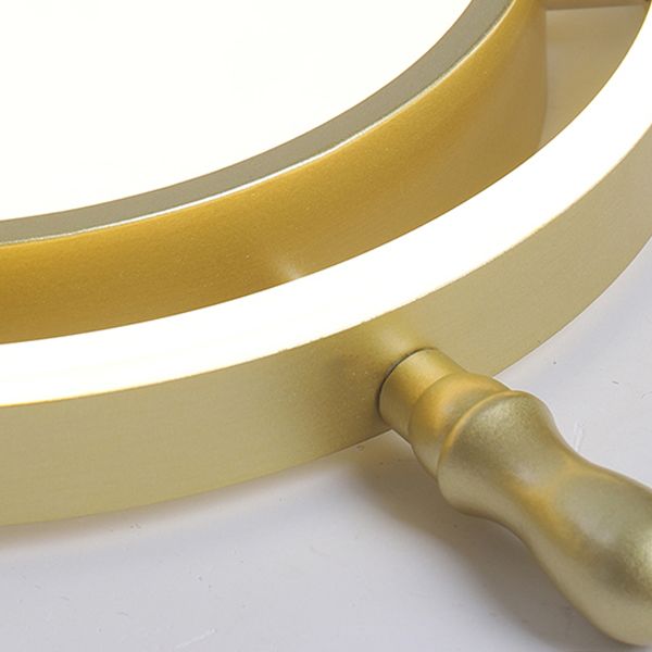 Plafonnier de navigation moderne en métal à 2 lumières pour chambre d'enfant