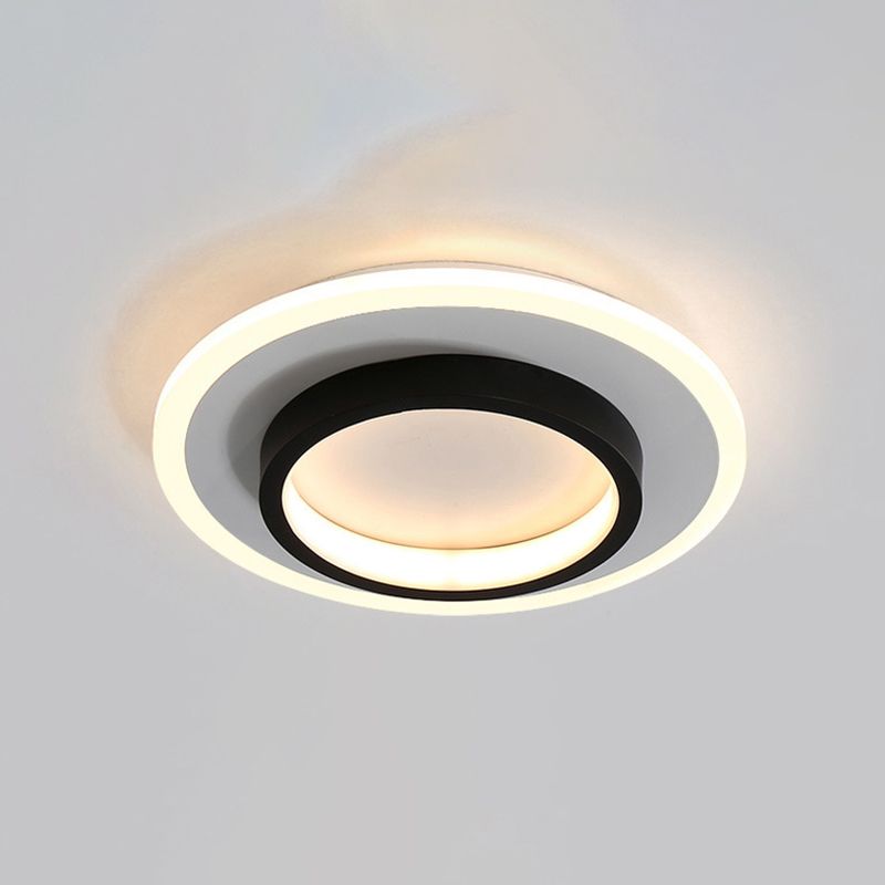 9.5 Inches Brede Eenvoud Mini Plafond Licht Modern Style LED Flush-mount Lamp voor Foyer Aisle