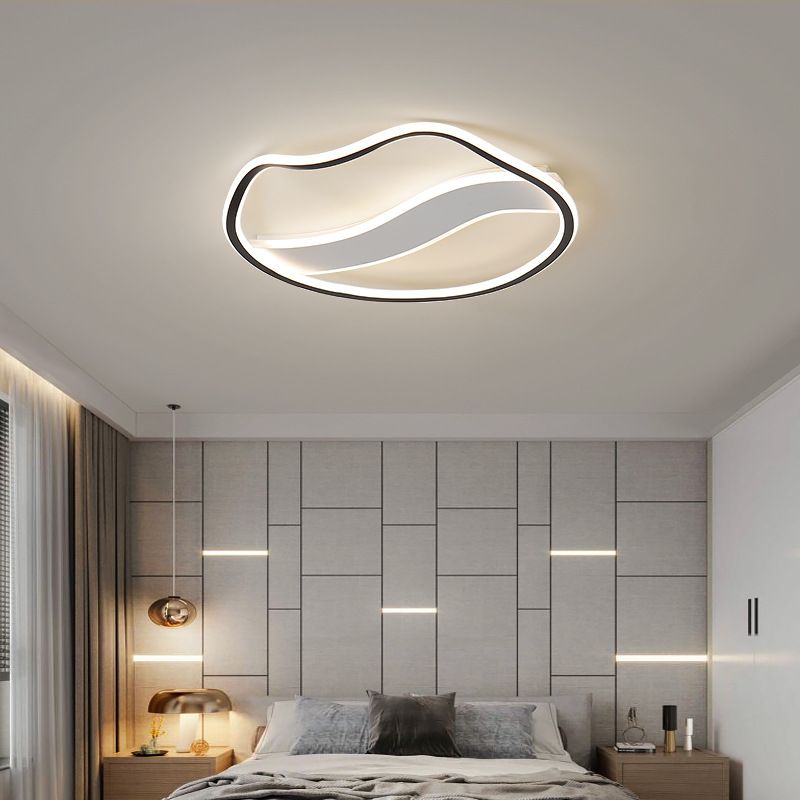 Metall Circle Ceiling Flush Mount Moderne LED Deckenleuchte für Schlafzimmer