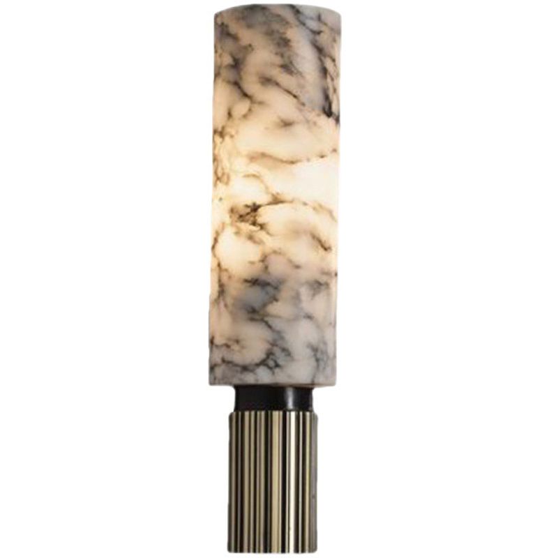 Single Modern Golden Wall Mounted Sconce LED Shaded Wall Light for Bedroom