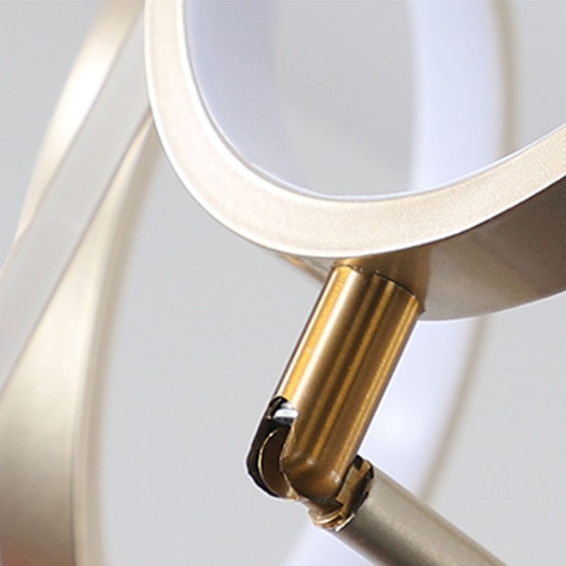 Contemporary Unique Iron LED Chandelier Light Fixtures Multi Head Hanging Chandelier for Restaurant