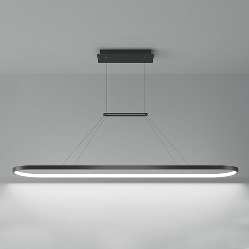 Geometrisch eilandverlichting Idee Moderne metalen hangluchting