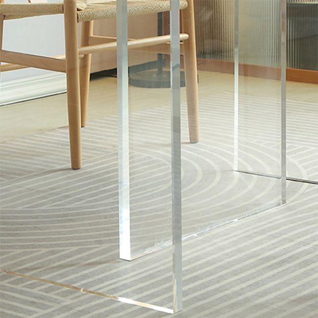 Modern 1/2/3/4 Pieces Rectangle Dining Set Solid Wood Dining Table with Chairs