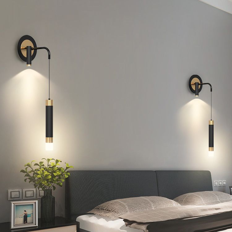 Multi Light Linear Wall Sconce Modern Style Metal Wall Lighting for Living Room