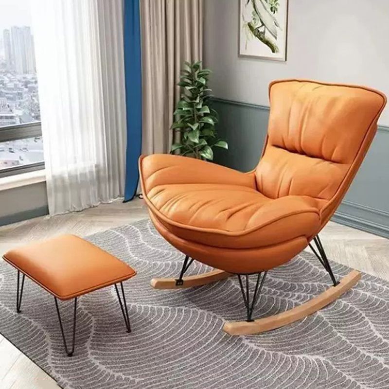 Simple Style Rocker Chair Modern Minimalist Lazy Chair for Bedroom