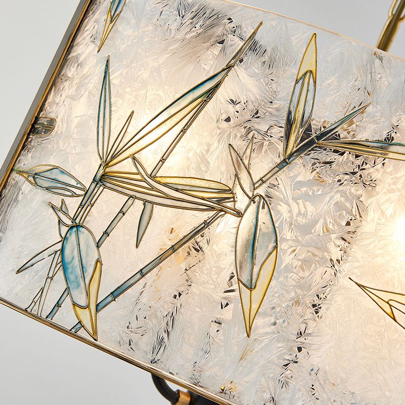 Pendentif de suspension de tambour classique 4 lumières