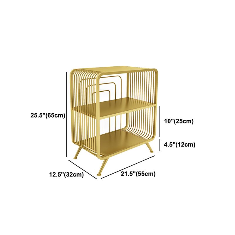 Modern Standard Bookcase Home Office Bookshelf with Rectangle Shelves