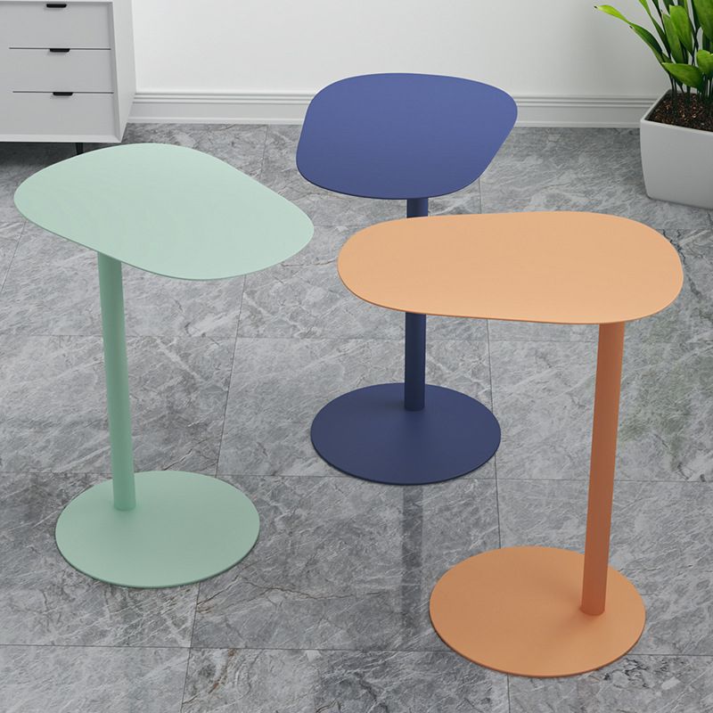 Scandinavian Free-Form Sofa SideTable Metal Pedestal End Table