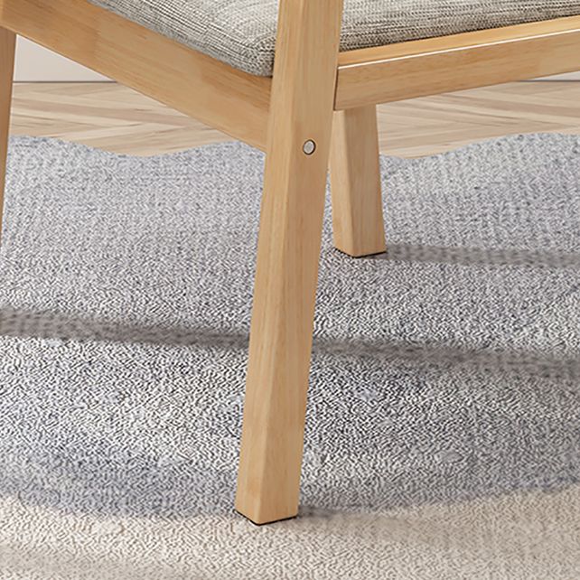 Solid Wood Dining Chair Modern Style Arm Chair for Dining Room