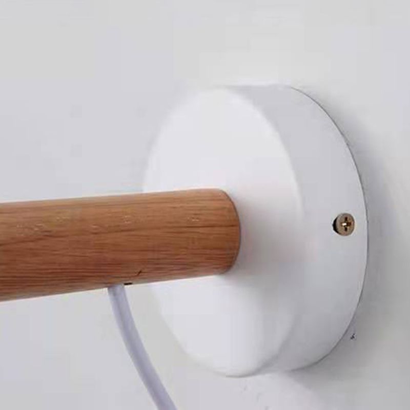Modern Style Simple Wall Lamp Wooden Wall Light Sconce for Bedroom