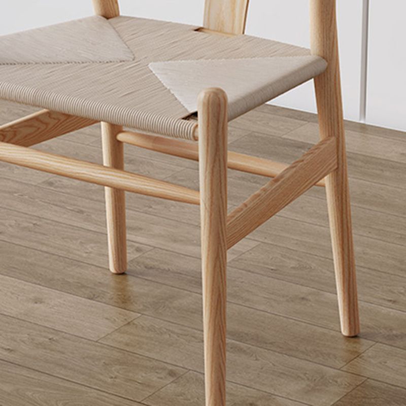 Industrial 1/2/5 Pieces Furniture Solid Wood Rectangle Dining Set in Natural